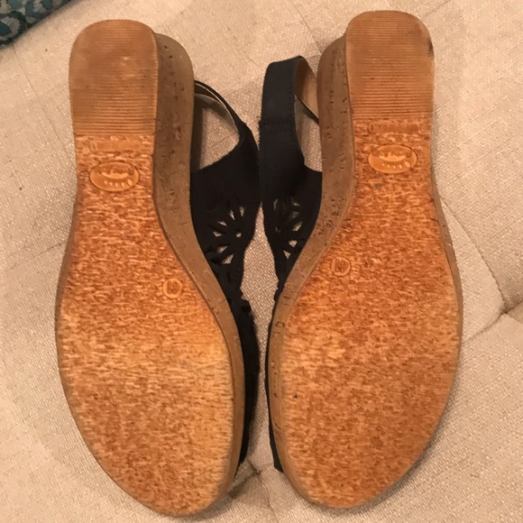 Spring Step Wedge Slingback Sandals - Picture 3 of 7